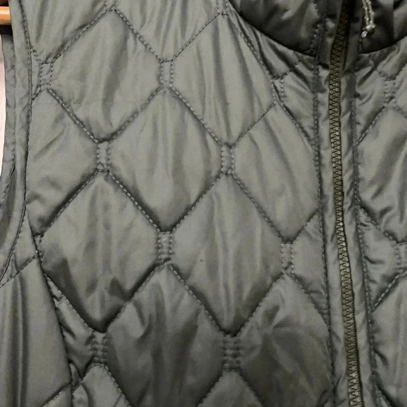 Quilted jacket vest Eddie Bauer green size medium - Picture 2 of 5